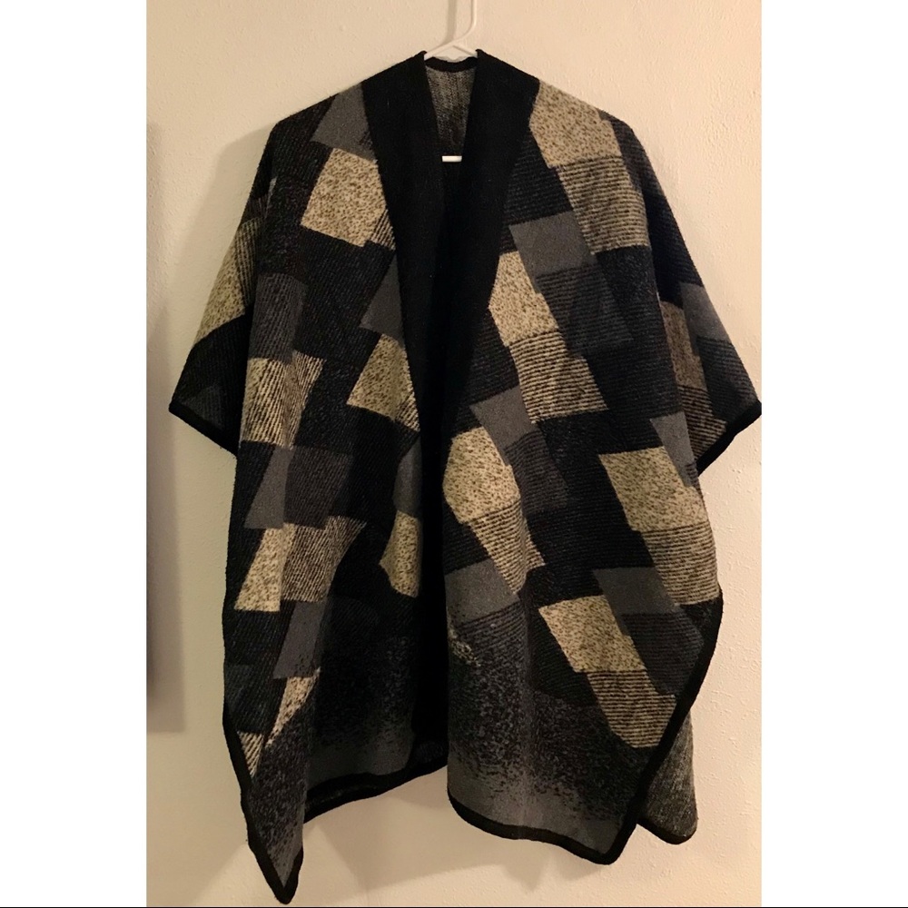 Oversized Winter Poncho